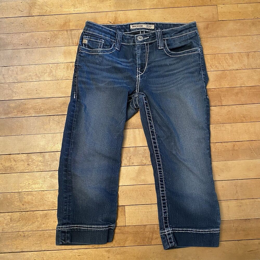 Big Star Jeans Capri Women’s Size 27 Maddie Mid Rise Fit Stretch